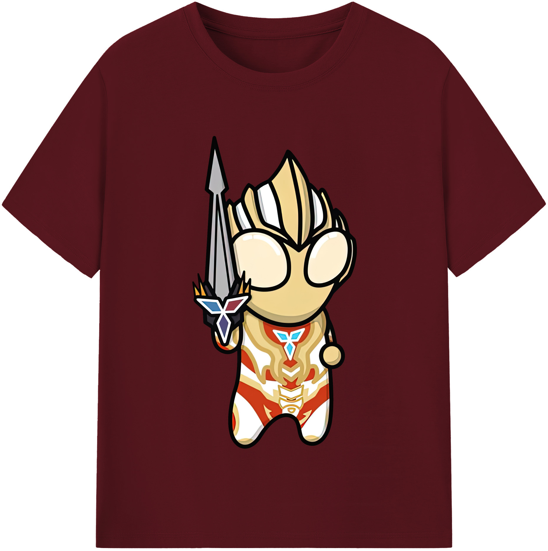 （画像用） ウルトラマン Ultraman 綿100％半袖Tシャツ（フロントプリント）